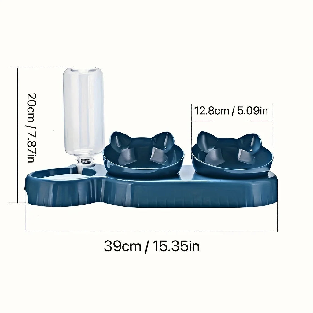 3-in-1 Pet Feeding Bowl