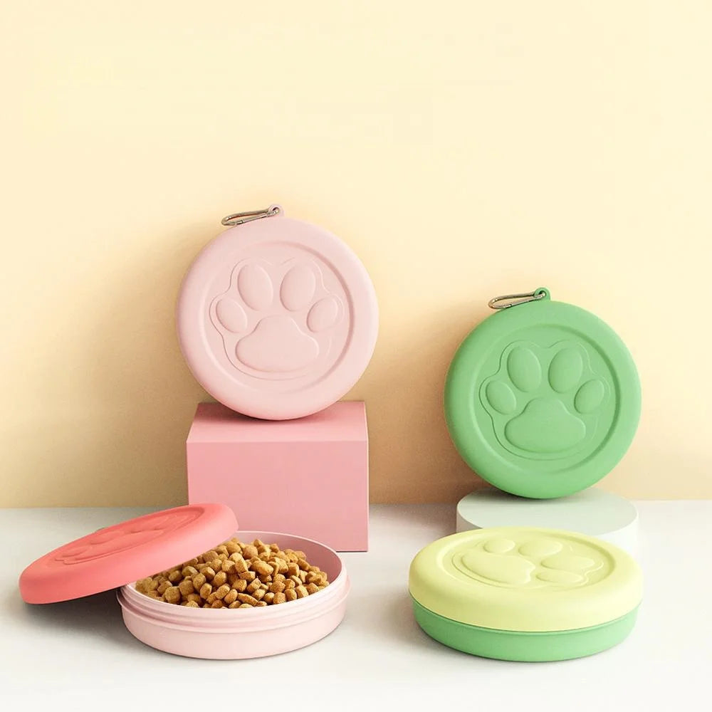 Portable 2-in-1 Travel Pet Bowl