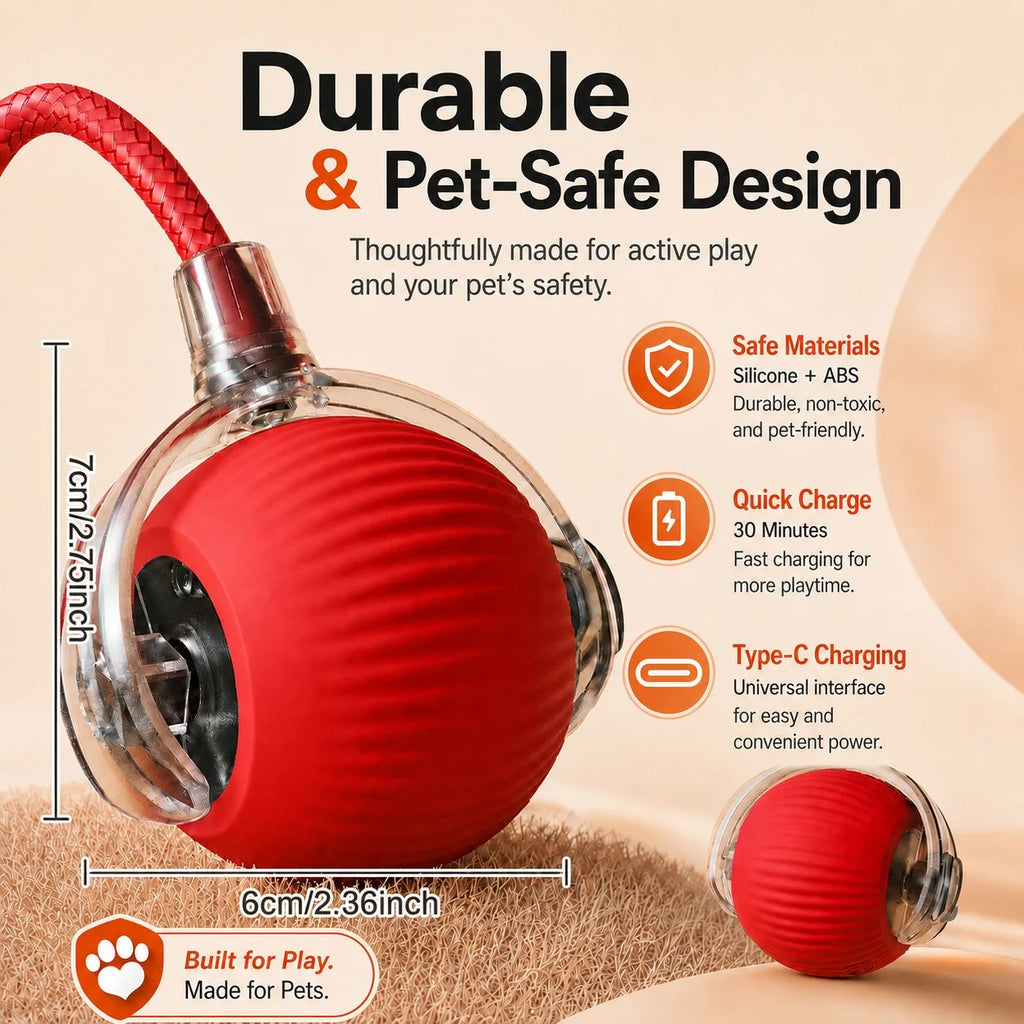 Interactive Rolling Cat Ball