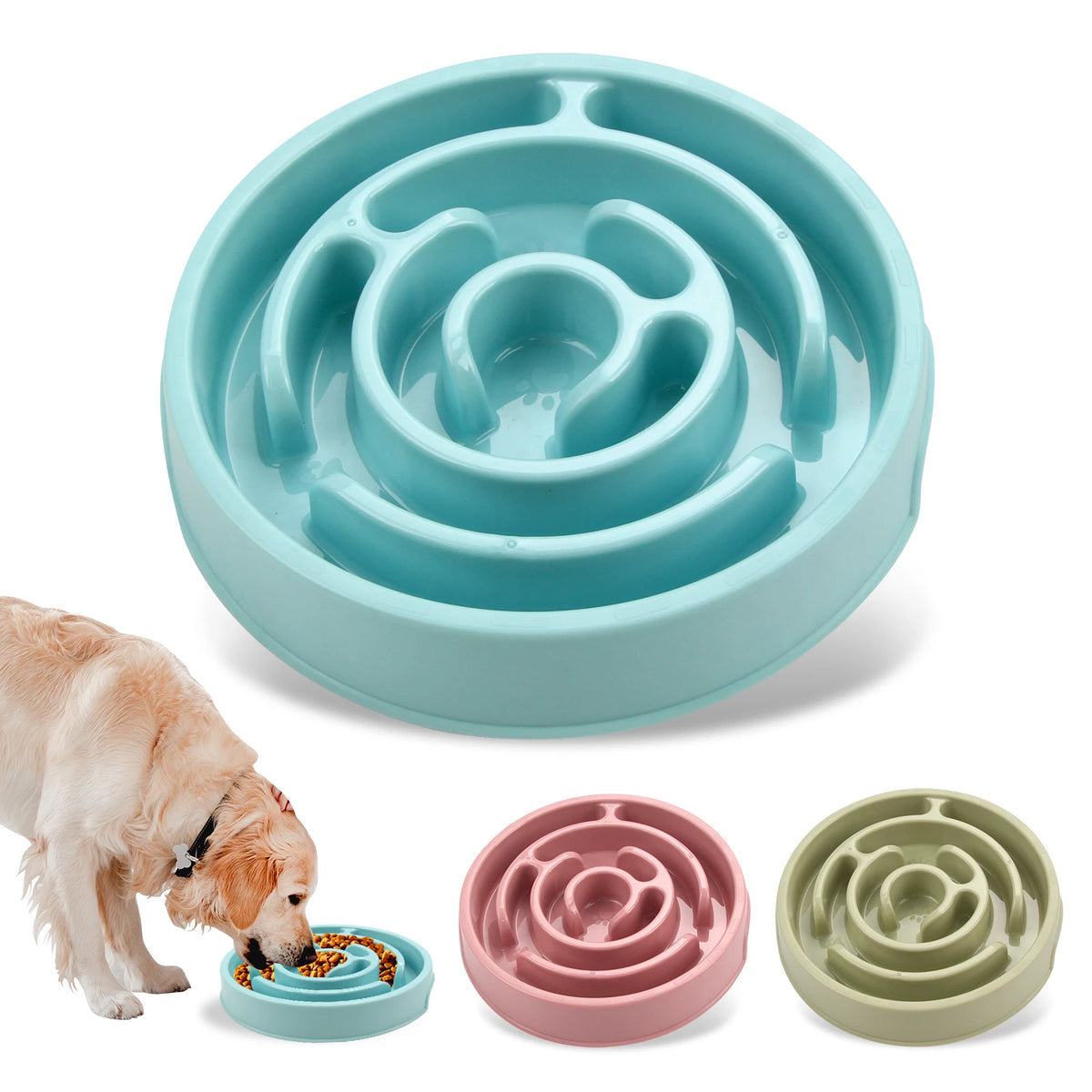 Slow Feeder Pet Bowl